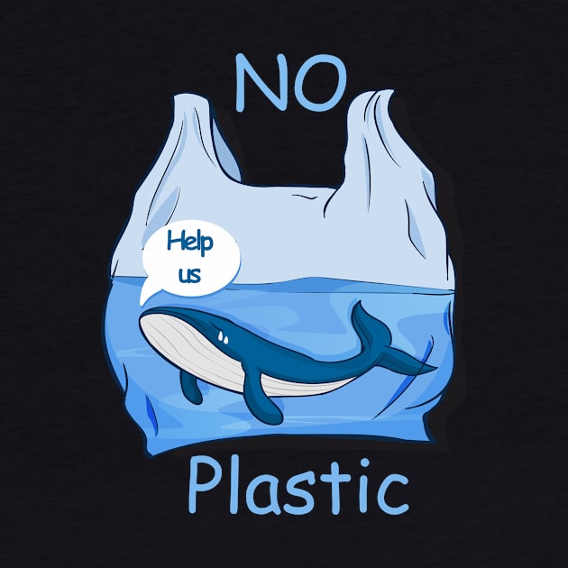 No Plastic - Protect the whales by Jochen Lützelberger